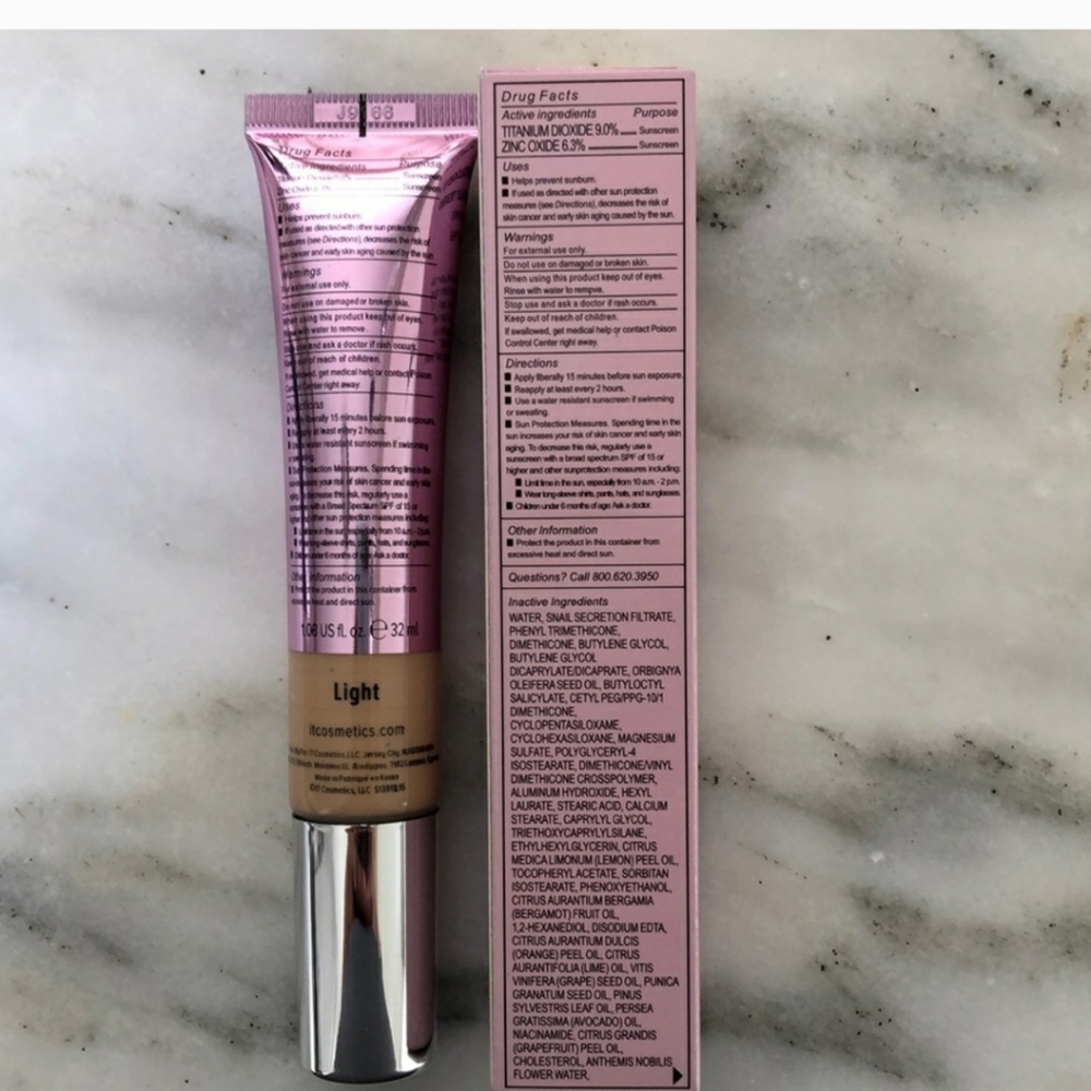 IT CC + cream Illumination with SPF 50 + never used  but no box!! Color Light